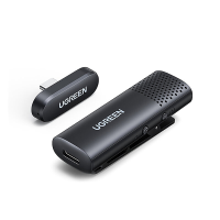 UGreen CM476 Draadloze Clip On Microfoon Ruisonderdrukking Real time Monitoring Draagbare bluetooth Mic voor Mobiele Tel