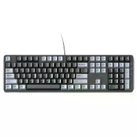 UGREEN KU103 108 toetsen Bedrade Mechanische Gaming Toetsenbord Stilte Structuur PBT Toetsen Caps Rode Schakelaar LED Ve