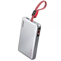 Ugreen PB541 45W 39.1Wh 10000mAh Digitale Display Krachtbank met geïntegreerde Type C kabel Externe batterijvoeding met
