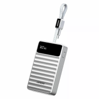 UGreen PB603 45W 39.1Wh 10000mAh Slim Digitaal Display Powerbank met USB C kabel Externe batterij voeding met 2 ingangen