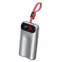 Ugreen PB610 45W 36Wh 10000mAh Slimme schermweergave Powerbank Met USB C kabel Externe batterij voeding met 2 ingangen &