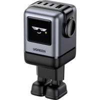 UGREEN Uno X688 Laadadapter 100 W 3x USB C, 1x USB A PPS, USB PD, Fast Charge Grijs GaN