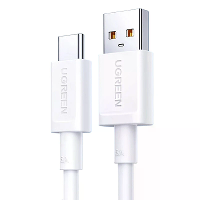 Ugreen US253 6A 100W USB2.0 Naar Type C kabel Snelle oplading Gegevensoverdracht Verzinkerd koperen kernlijn 1M lang voo