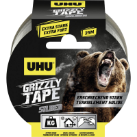 UHU Grizzly Tape® 51690 Textieltape Zilver 1 stuk(s)