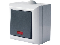 Uitschakelaar Gao Business Line Grijs 9164