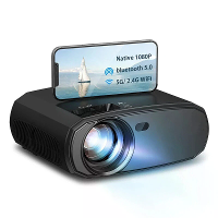 [UK Direct] Wupro LP300 Slimme LCD Projector 600 Lumen 1920 x 1080P FHD 2.4G/5G Dual Band WiFi & BT5.0 Scherm Spiegelen