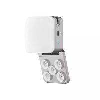 Ulanzi CL15 Mini Cube Videolamp 2700K 8500K Magnetische zuignaplamp met 1/4 inch schroefgat voor laptopcomputer Verlicht