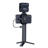 Ulanzi ST 13 Telefoonclip voor draadloos opladen voor iPhone statiefbevestiging met verticale opname Cold Shoe videolamp