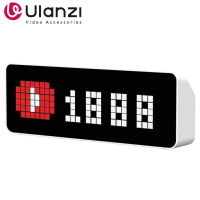 Ulanzi TC001 Slimme Pixelklok Youtube Volgers Gelijktijdige Pixelachtige Berichtenweergave Slimme Desktopklok