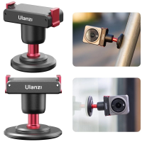 Ulanzi U 170 Magnetische 360° Verstelbare Adapter Mount Statiefkop met 1/4 inch Schroef Poort voor DJI Action 2 Action C