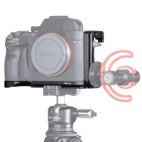 UURig R013 L Quick Release Plate Vlog verlengbeugel met koude schoen 1/4 schroef voor Sony A73 A7R3 A7M3 Camera