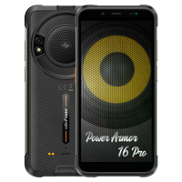 Ulefone Power Armor 16 Pro Super Luid Volume Speaker 9600mAh 16MP Dual Camera 4GB 64GB MTK Helio G25 NFC 5,93 inch IP68