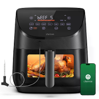 [EU Direct] Chefree AF500 1700W 6.5L Airfryer met Slimme Probe Thermometer Veelzijdige 8 in 1 Kookstanden Snelle 230℃ Ve