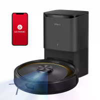 Ultenic T10 Elite Robotstofzuiger & Dweil Zelfleegmaken voor 45 dagen Handsfree / LiDAR Navigatie / 3000Pa Sterke Zuigkr