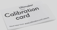 UltiMaker Calibration Card UM2/UM3/S5 SPUM CALB CARD