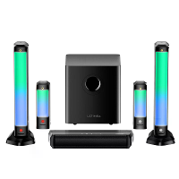 ULTIMEA Apollo S70 Ultra Soundbar 410W 7.1CH Soundbar Afneembare Verlichting Soundbar met 6.5'' Subwoofer 2 Achterste Li
