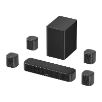 ULTIMEA Aura S4T Soundbar 7.1 Virtuele Surround Soundbar met Verbeterde Bas bluetooth 6.0 350W met 4 Surround Speakers I