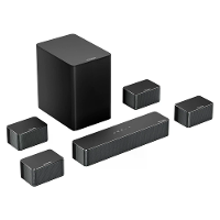 Ultimea Poseidon D70 410W 7.1CH Soundbar Virtueel Surround Sound Systeem met Slimme APP Controle 4 Bedrade Surround Luid