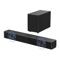 ULTIMEA Poseidon R3T Soundbar 240W 2.1CH Soundbar met 5,25 inch draadloze subwoofer BassMX™ en VoiceMX™ technologie blue