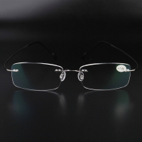 Ultra light Alloy Frame Rimless Reading Glasses