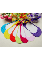 Ultra Thin Candy Color Women Invisible Socks