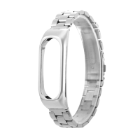 Ultra Thin Light Weight Stainless Steel Wrist Strap For Xiaomi Miband 2