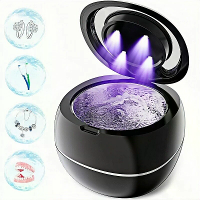 Ultrasone Prothesereiniger UV desinfectie Elektrische Kinder Tandenborstelkop Reiniging Dubbele Reinigingsmodi Beugels S