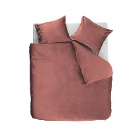 At Home by Beddinghouse dekbedovertrek Tender   dark roze   200x200/220 cm   Leen Bakker