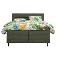 UMIX boxspring op maat Rune   elektrisch verstelbaar   groen   160x200 cm   Leen Bakker