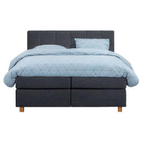 UMIX boxspring op maat Tore   stof donkerblauw   160x200 cm   Leen Bakker
