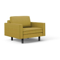 UMIX fauteuil Bronx   okergeel   Leen Bakker