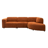 UMIX hoekbank Astoria Voster   terracotta   Leen Bakker