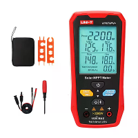 UNI T UT673PV+ 5 1800W Zonne MPPT Meter PV Module Maximale Vermogen Meter Bluetooth Fotovoltaïsche Paneel Tester Vmp Imp