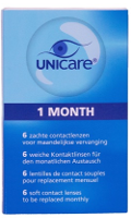 Unicare 1 Month 6 Zachte Contactlenzen  1.50