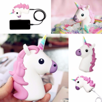 Unicorn Shaped Portable Backup Battery 2600mah Power Bank For Xiaomi 6 Samsung S8 Iphone 7 Plus