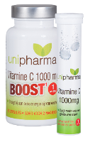 Unipharma Vitamine C 1000mg Boost Capsules + Bruistabletten Combiproduct