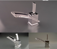 Unique Colorful Single Handle Chrome Finish Bathroom Mixer Tap Basin Sink Faucet