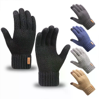 Unisex Alpaca Handschoenen Heren Warme Handschoenen Voor Winter Touchscreen Plus Velvet Versterkte Koudbestendige En War