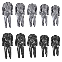 Unisex Pvc Sweat Sauna Suit Cloth Lose Weight Slimming Fitness
