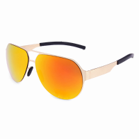 Unisex Uv400 Aviator Polarized Sunglasses Driving Metal Frame Glasses