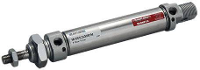 Univer M1000200010M Ronde cilinder Slaglengte: 10 mm 1 stuk(s)