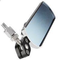 Universal 10mm Motorcycle Rear Side Mirrors Black