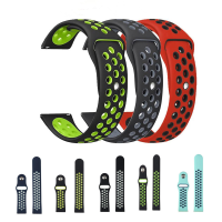 Universal 22mm Silicone Watch Replacement Strap Rubber For Samsung Gear Huawei Watch 2 Pro AMAZFIT
