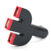 Universal 3 Usb Ports Cactus Output 2.1A Power Supply Car Charger Travel Adapter For Samsung S8 S7