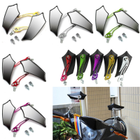 Universal 8mm/10mm Motorcycle Rearview Side Mirrors For Honda Yamaha Suzuki
