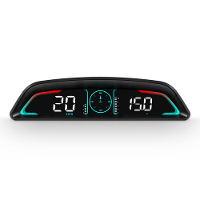 Universal Car Head Up Display HUD Multi Functioneel Display Meerdere Alarmfuncties Tijd Snelheid Afstand Rijden Brandsto