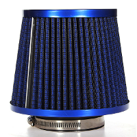 Universal Carbon Finish Car Air Filter Mesh Cone 76mm