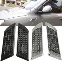 Universal Diy Car Air Flow Intake Vent Hood Cover Bonnet Fender Grill Decoration