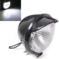 Universal Motorcycle Motorbike 25 Leds Headlight Head Lamp