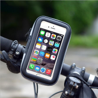 Universal Waterproof Screen Touch Bicycle Bike Handlebar Phone Holder Bag For Xiaomi Cell Phone Under 5.5 Inch